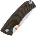 Нож складной SOG Tellus FLK Olive Drab, сталь Cryo 440C,рукоять GRN,блистер