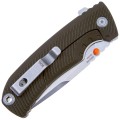 Нож складной SOG Tellus FLK Olive Drab, сталь Cryo 440C,рукоять GRN,блистер