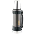 Термос для напитков THERMOS WORK 2520 GM 1.2L, складная ручка,чёрный графит