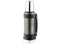 Термос для напитков THERMOS WORK 2520 GM 1.2L, складная ручка,чёрный графит