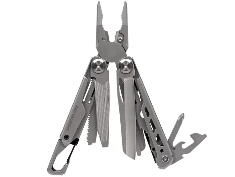 Мультиинструмент складной GhostBlade M-91, 14 инструментов, серебристый