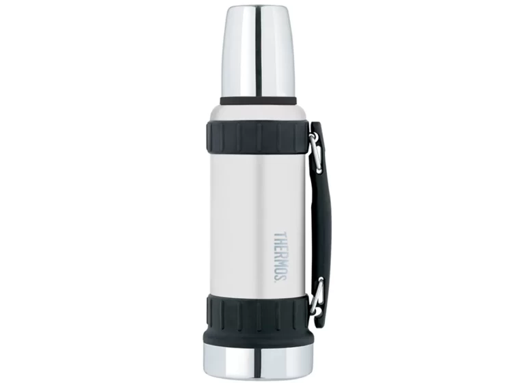 Термос для напитков THERMOS WORK 2520 WH 1.2L, складная ручка, белый