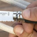 Нож складной Opinel Outdoor 08, нержавеющая сталь, полимер, зелёный/серый
