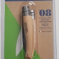 Нож складной Opinel Garden 08, садовый, нержавеющая сталь, бук