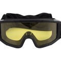Маска стрелковая ShotTime Puma, защитная, чёрная, линза жёлтая