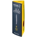 Нож складной Opinel Olive Effile 08 New, филейный, нержавеющая сталь, олива