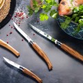 Нож складной Opinel Olive Effile 08 New, филейный, нержавеющая сталь, олива
