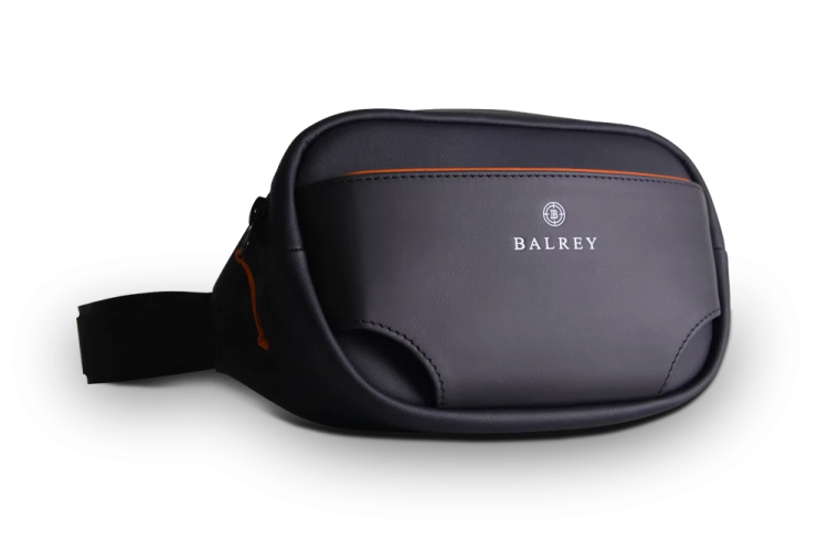 Охотничья поясная сумка - патронташ Balrey, черный/оранжевый