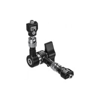 Плечо Leofoto AM-5Kit  для установки дополнительных аксессуаров на штатив, длина в сложенном виде 120мм, резьба 3/8" с обеих сторон + 2 адаптера 1/4", макс нагрузка 6кг