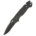 Нож складной SOG Escape Black, сталь 7Cr17MoV, рукоять алюминий, блистер
