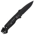Нож складной SOG Escape Black, сталь 7Cr17MoV, рукоять алюминий, блистер