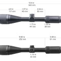 Оптический прицел Vector Optics Matiz 6-18x44 AO, сетка 22LR Rimfire, 25,4 мм, азотозаполненный, без подсветки