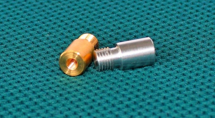 Переходник ЧИСТОGUN - латунь, папа/мама M7 на 5/16х27