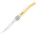 Нож складной Opinel Beech Effile 10 New, филейный, нержавеющая сталь, бук