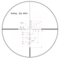 Оптический прицел VectorOptics Continental X8 3-24x56 ZeroStop 30mm с подсветкой