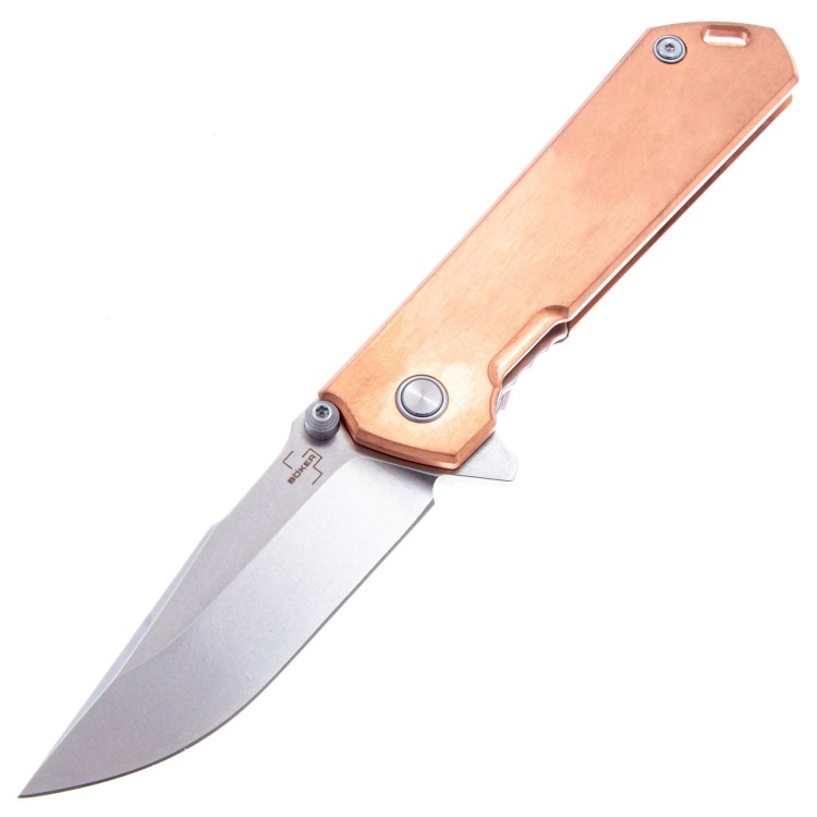 Нож складной Boker plus Kihon Assisted сталь d2 рукоять copper