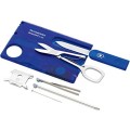 Швейцарская карта Victorinox SwissCard Lite синий полупрозрачный
