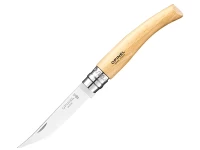 Нож складной Opinel Beech Effile 08 New, филейный, нержавеющая сталь, бук