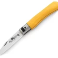 Нож складной Old Bear OBy-Old Bear Young S, W1.4060, Satin, жёлтый ламинат