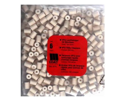 Тампон фетровый VFG Standart для оружия кал. 6.5 мм (.243). (500 шт)