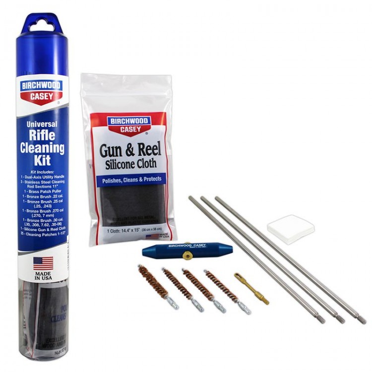 Универсальный набор Birchwood Casey Universal Rifle Cleaning Kit для чистки к. .22-.30