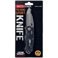 Нож складной AccuSharp Folding Sport Knife, нержавеющая сталь, чёрный