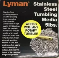 Стальной наполнитель для чистки гильз Lyman Rotary Case Stainless Steel Media 5lbs