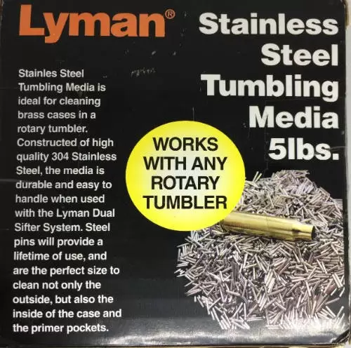 Стальной наполнитель для чистки гильз Lyman Rotary Case Stainless Steel Media 5lbs