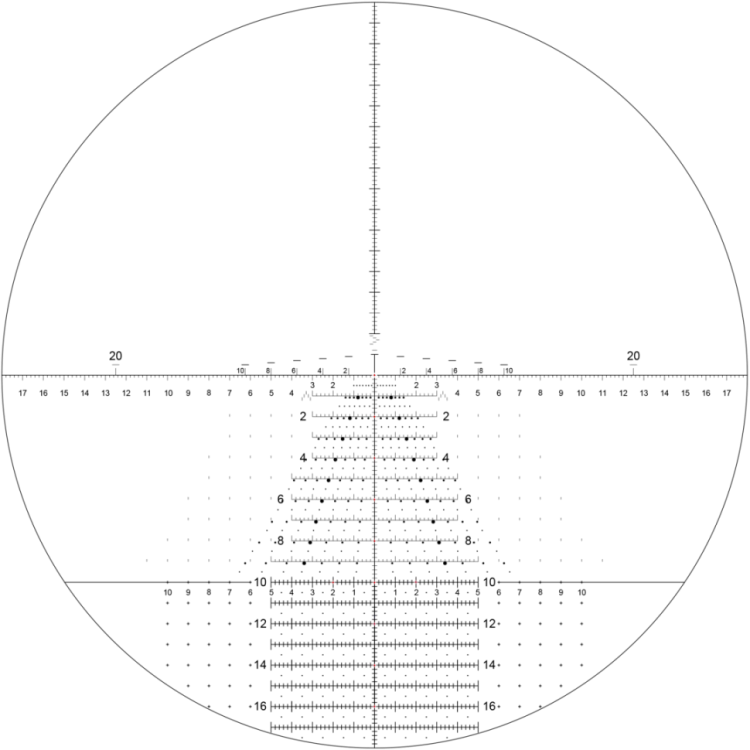 Оптический прицел Nightforce NX8 4-32x50 F1