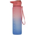 Бутылка для воды Theropod TP-82 1.035L, поликарбонат, цвет розово-синий