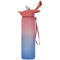 Бутылка для воды Theropod TP-82 1.035L, поликарбонат, цвет розово-синий