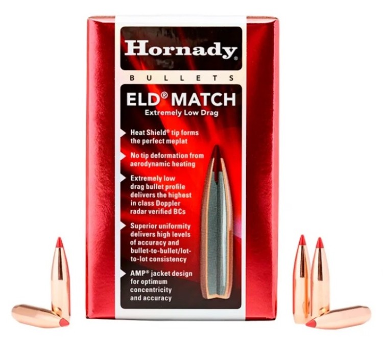Пуля Hornady ELD-M .30cal/195gr. 100шт. 