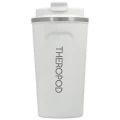 Термокружка Theropod TP-8768 0.45L, герметичная крышка, цвет белый