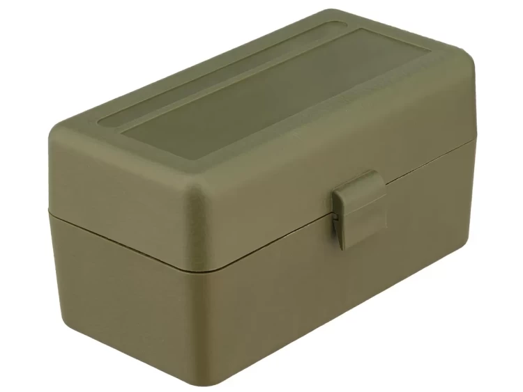Кейс ShotTime BX-908 для 50 патронов 7.62x54R, полипропилен, зелёный