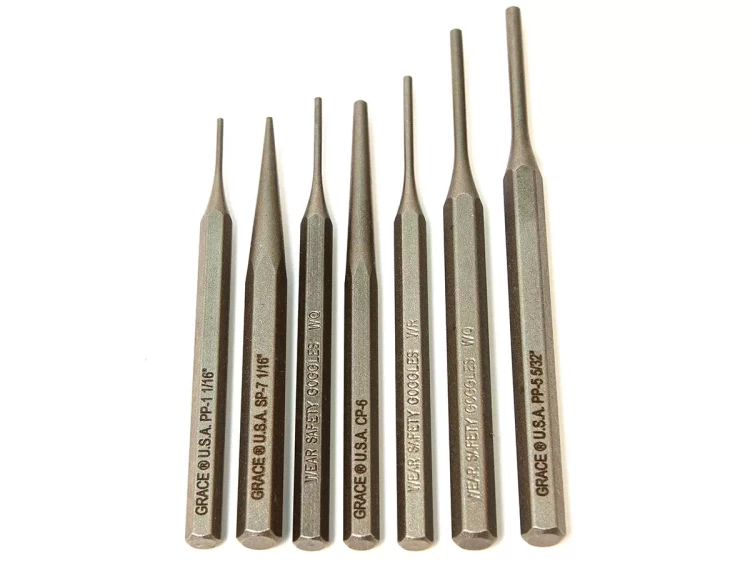 Выколотки Grace USA + конус, комплект 7 шт.