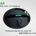 Налобный фонарь Eco-Star светодиодный, 30 люмен, зеленый