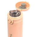 Термокружка Theropod TP-9102 0.48L, откидной механизм, цвет розовый