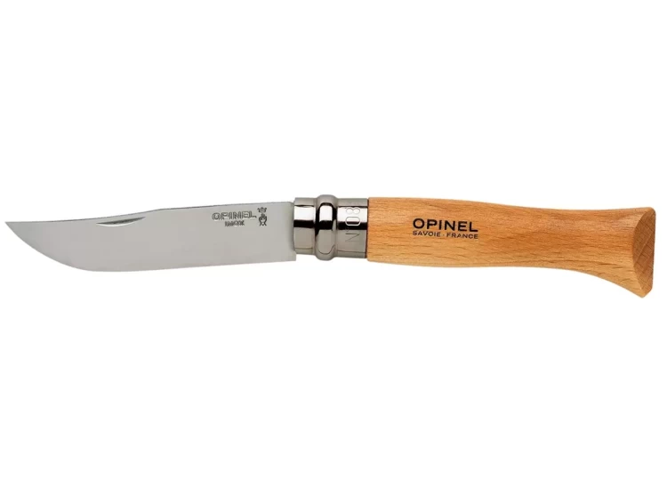 Нож складной Opinel Tradition 08, нержавеющая сталь, бук