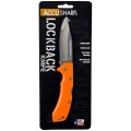 Нож складной AccuSharp Lockback Knife, нержавеющая сталь G10 оранжевый