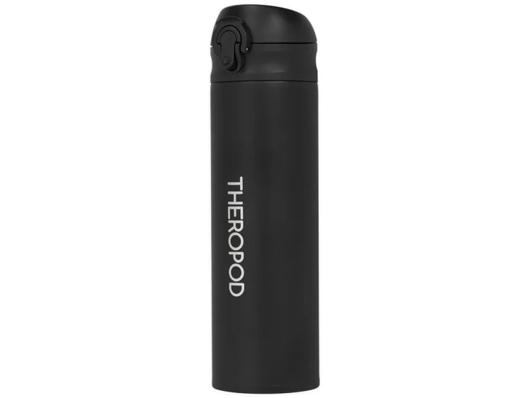 Термокружка Theropod TP-9102 0.48L, откидной механизм, чёрный