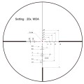 Прицел Vector Optics Continental Hunting ED 3-24x56, SF, VECON-CDM (MOA)