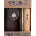 Нож складной Opinel Tradition 08, нержавеющая сталь, бук, чехол