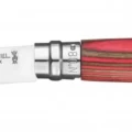 Нож складной Opinel Tradition 08, нержавеющая сталь, берёза, красный