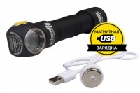 Фонарь налобный Armytek Wizard C2 Pro v4 Magnet USB + ABM01 + 18650, XHP50.2, Холодный свет, 2500 лм, 1x18650