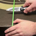 Нож складной AccuSharp Lockback Knife, нержавеющая сталь, G10, чёрный