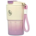 Термокружка Theropod TP-9149 0.34L, герметичная крышка,цвет бело-фиолетовый