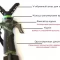 Телескопический монопод-упор для стрельбы FieryDeer Quick-Stick, 165 см