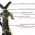 Телескопический трипод-упор для стрельбы FieryDeer Quick-Stick, 165 см