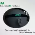 Налобный фонарь Eco-Star светодиодный, 30 люмен, черный