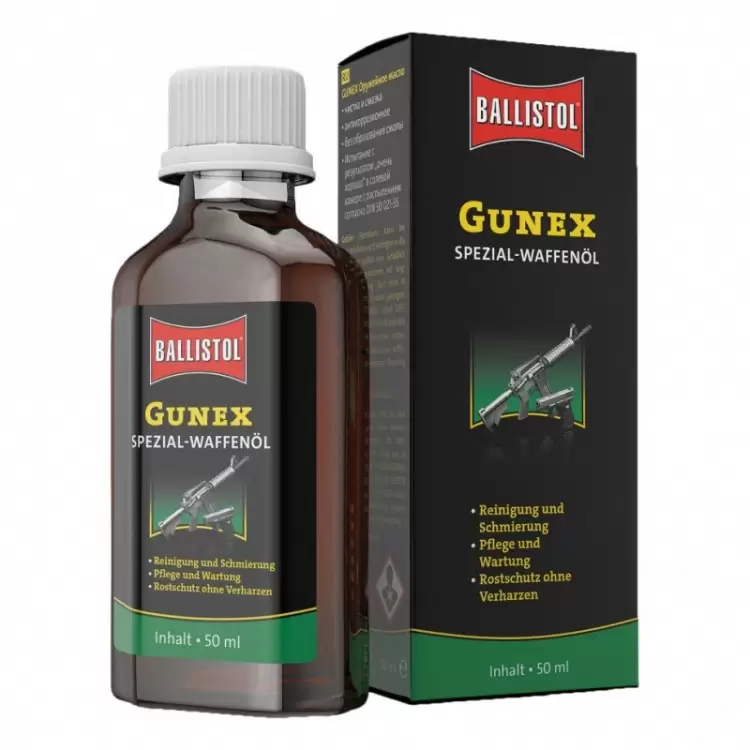 Масло оружейное Ballistol Gunex 50мл.